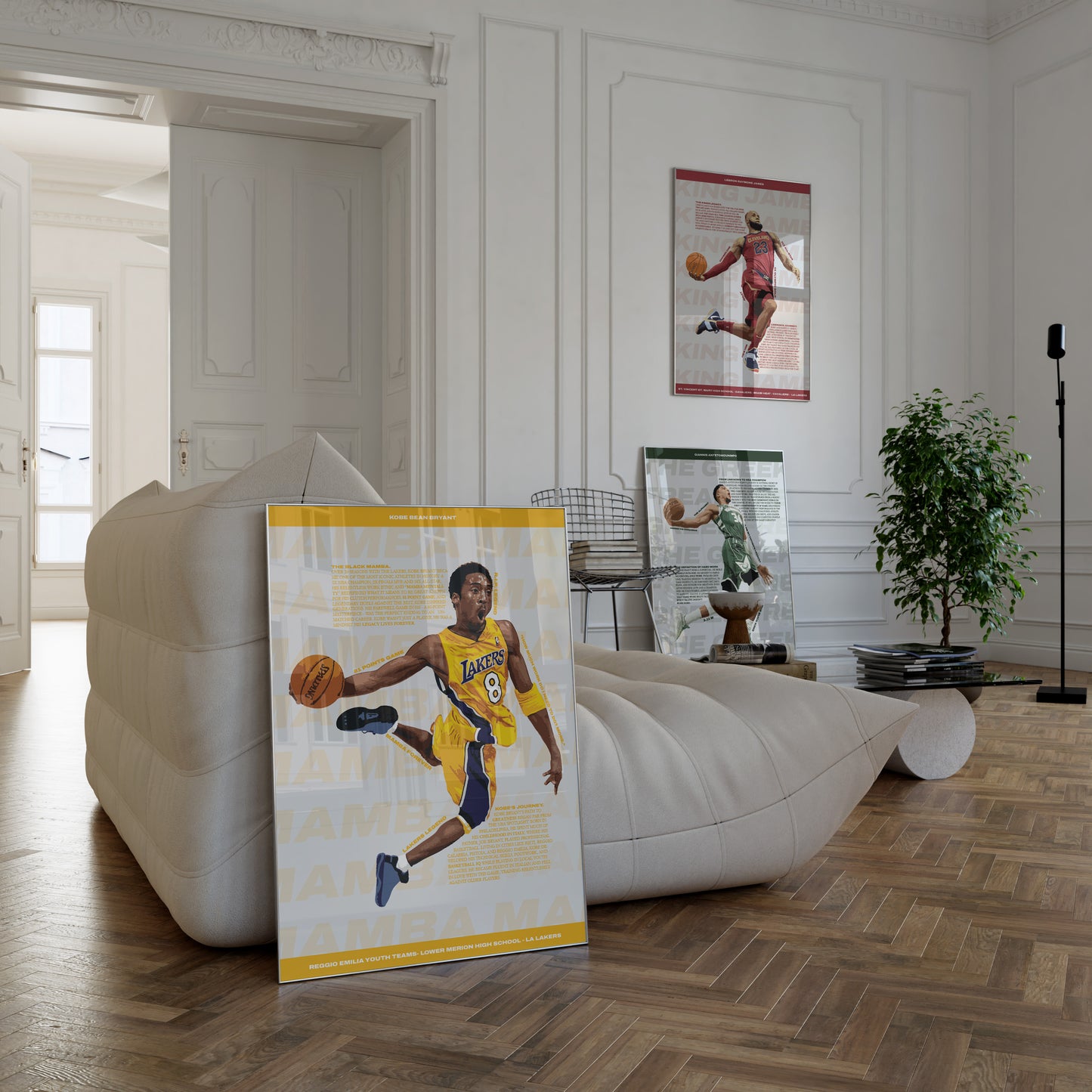 Kobe Bryant - Yellow Dunk