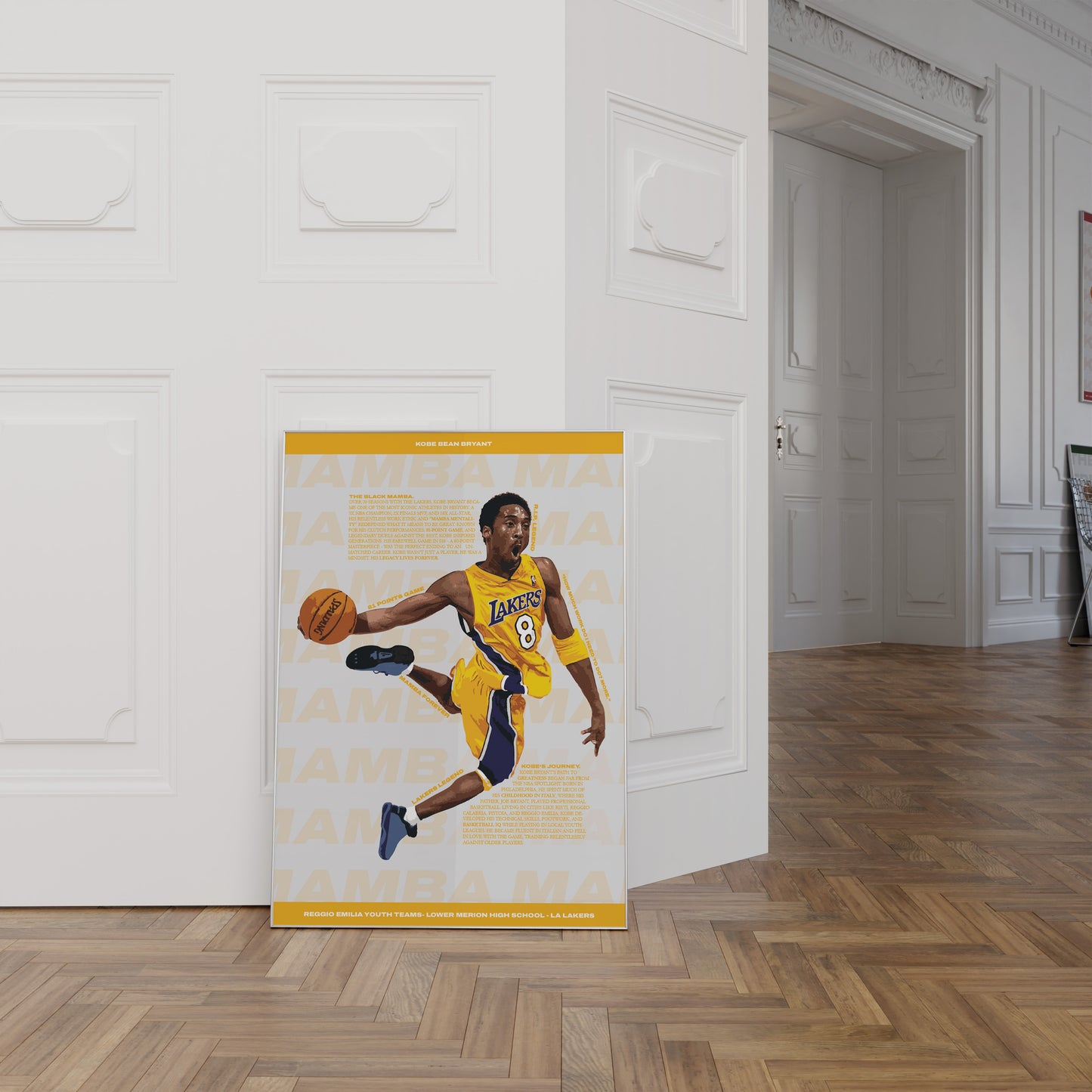 Kobe Bryant - Yellow Dunk